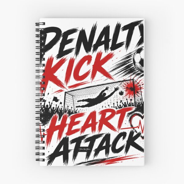 Item preview, Penalty Kick Heart Attack designed and sold by MySheetMusicArt.