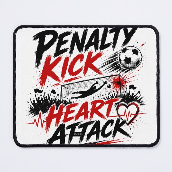 Item preview, Penalty Kick Heart Attack designed and sold by MySheetMusicArt.