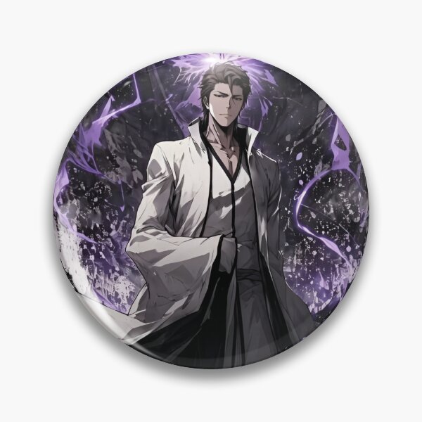Item preview, Aizen | Dark Purple Aura Warrior Anime Character | Mysterious Shadow Power Fantasy Art designed and sold by Dyan4.