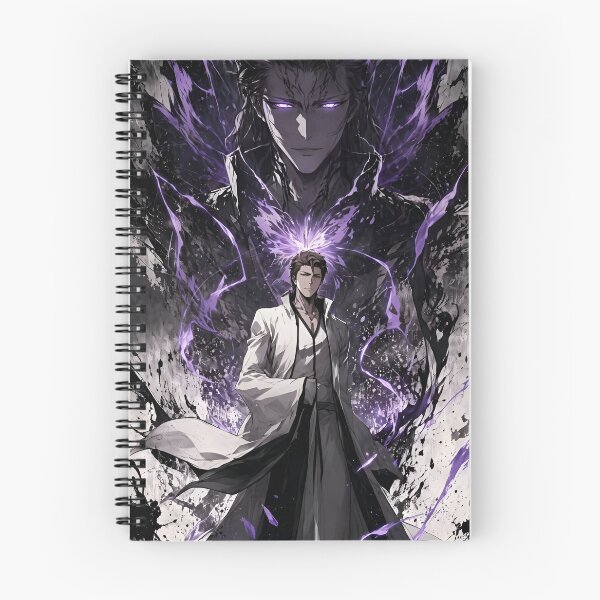 Item preview, Aizen | Dark Purple Aura Warrior Anime Character | Mysterious Shadow Power Fantasy Art designed and sold by Dyan4.
