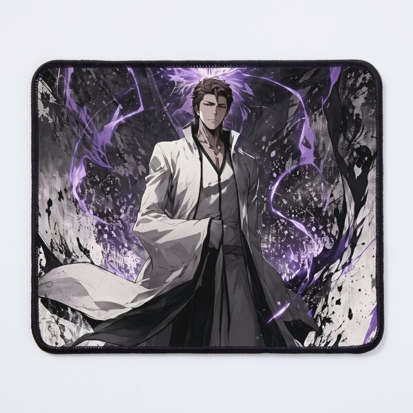 Item preview, Aizen | Dark Purple Aura Warrior Anime Character | Mysterious Shadow Power Fantasy Art designed and sold by Dyan4.
