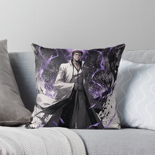 Item preview, Aizen | Dark Purple Aura Warrior Anime Character | Mysterious Shadow Power Fantasy Art designed and sold by Dyan4.