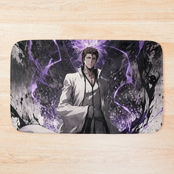 Item preview, Aizen | Dark Purple Aura Warrior Anime Character | Mysterious Shadow Power Fantasy Art designed and sold by Dyan4.