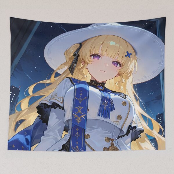 Item preview, Phoebe Wuthering Waves White Hat City Night Grace designed and sold by 108Recordings.