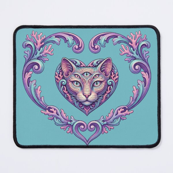 Item preview, Cosmic Love Cat designed and sold by Cathedral of Curiosity.