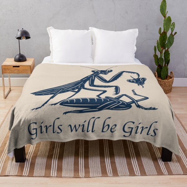 Item preview, Girls Will Be Girls Praying Mantis Funny Nature Classic T-Shirt designed and sold by MichaelAdamArt.