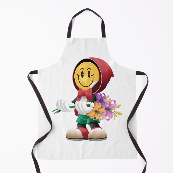 Item preview, Cartoon Character In Red Hood Holding Flowers designed and sold by Lexkon Liu's art.