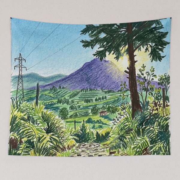 Item preview, Trail to the mountain designed and sold by CristianCEB.