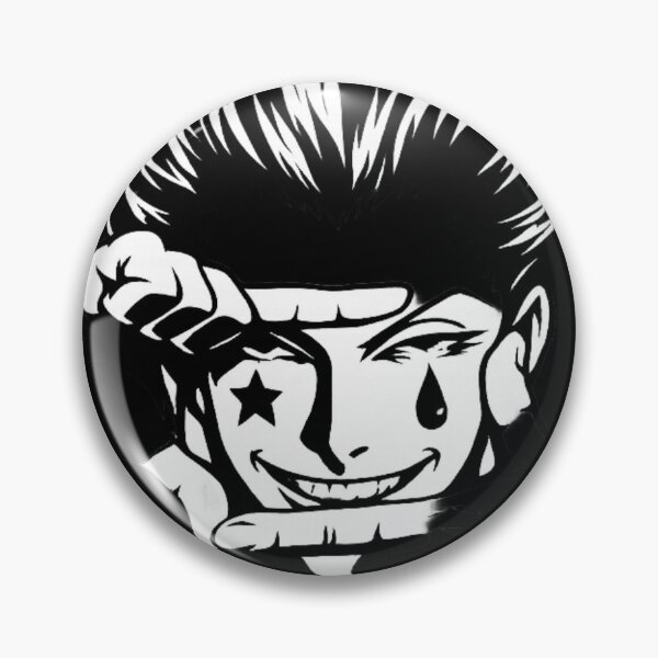 Item preview, Smile Cautiously – Minimalist Hisoka Inspired Anime Graphic | Black & White Streetwear Design designed and sold by NovaSketch Studio.