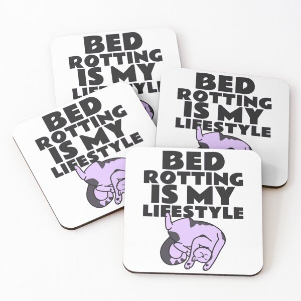 Item preview, Bed Rotting Is My Lifestyle Funny Cat designed and sold by GenZFashion000.