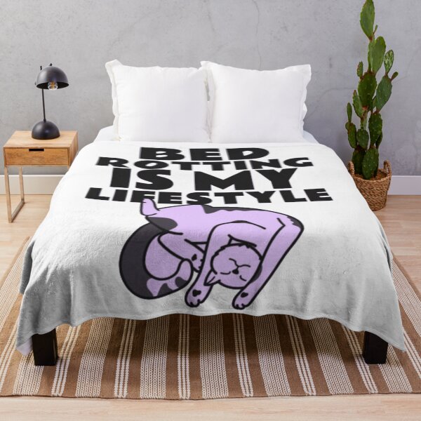 Item preview, Bed Rotting Is My Lifestyle Funny Cat designed and sold by GenZFashion000.