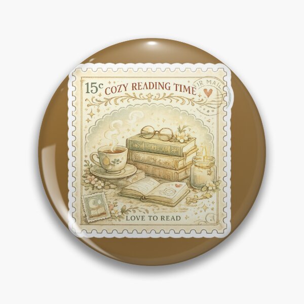 Item preview, Cozy Reading Time Stamp designed and sold by AlecMyst.