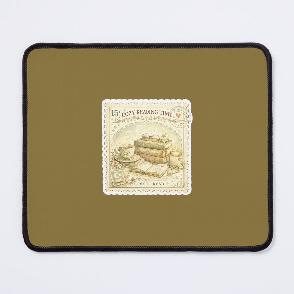 Item preview, Cozy Reading Time Stamp designed and sold by AlecMyst.