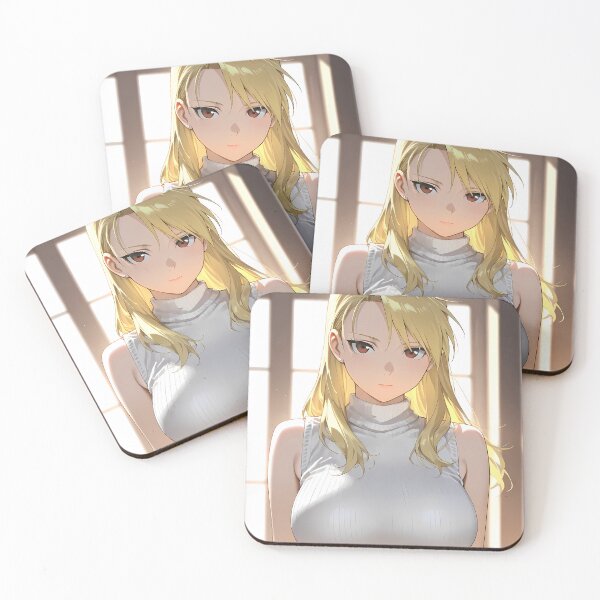 Item preview, Riza Hawkeye Fullmetal Alchemist White Turtleneck Sunlit Portrait designed and sold by 108Recordings.