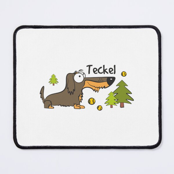 Item preview, Dachshund Brown Cute Wiener Dog Cartoon designed and sold by DogWorldArt.