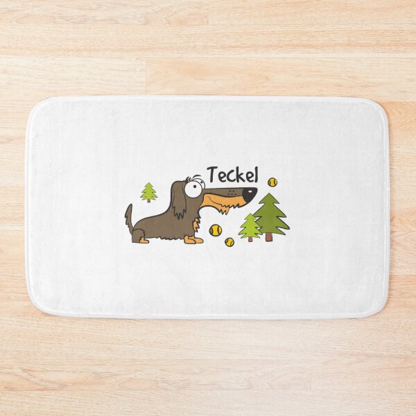 Item preview, Dachshund Brown Cute Wiener Dog Cartoon designed and sold by DogWorldArt.