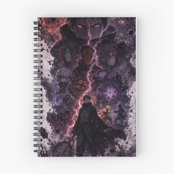 Item preview, Uchiha Obito The Tragedy of A Broken Shinobi | Dark Anime Warrior Purple Lightning Art designed and sold by Dyan4.