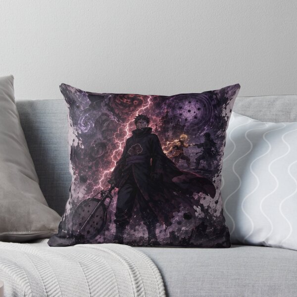Item preview, Uchiha Obito The Tragedy of A Broken Shinobi | Dark Anime Warrior Purple Lightning Art designed and sold by Dyan4.