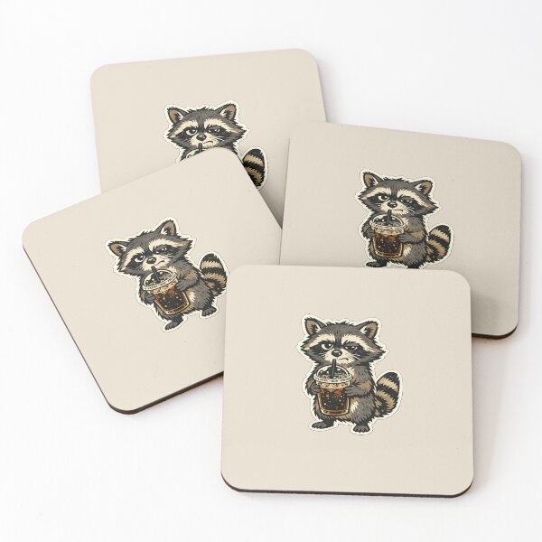 Item preview, Grumpy Raccoon Iced Coffee Lover designed and sold by InvictusVault.