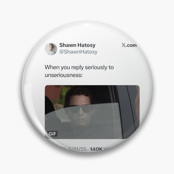 Item preview, Shawn Hatosy with the seriousness of Pope Cody designed and sold by sparklepnk.