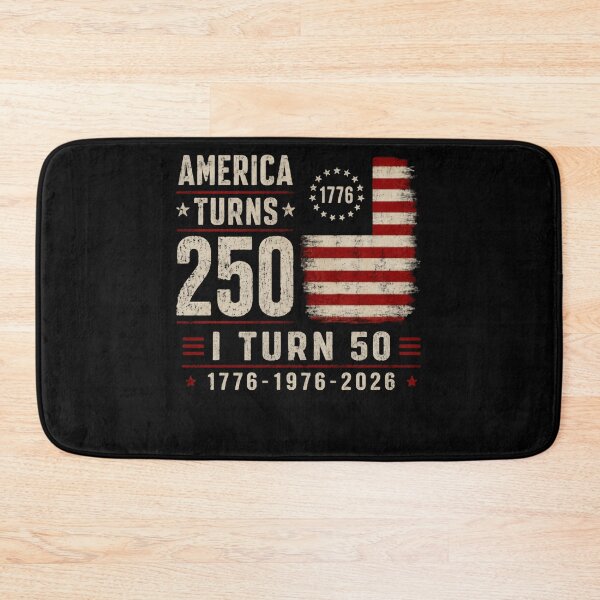 Item preview, America Turns 250 I Turn 50 American Birthday 2026 50th Birthday Semiquincentennial 1776 designed and sold by HumansStuck12.