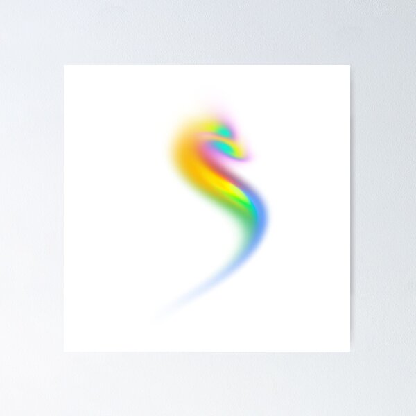Item preview, Abstract Neon Rainbow Smoke Energy Wave designed and sold by rich-moda.