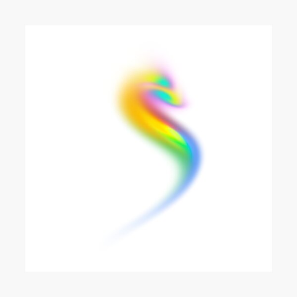 Item preview, Abstract Neon Rainbow Smoke Energy Wave designed and sold by rich-moda.