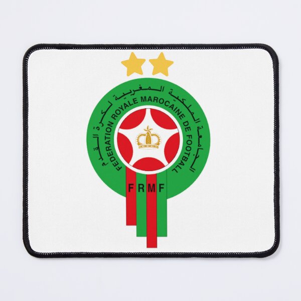 Item preview, Morocco Football FRMF Logo Two Stars Sticker designed and sold by deniro1.