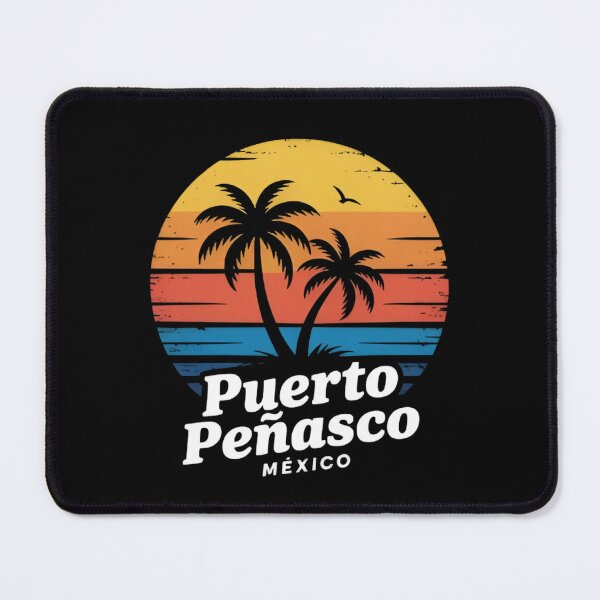 Item preview, Puerto Peñasco Mexico Vintage Sunset Beach Vacation Retro Travel designed and sold by Zizo-DR44.
