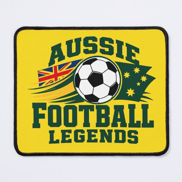 Item preview, Aussie Football Legends, Australian Soccer Fan Design designed and sold by Cadsdiva.