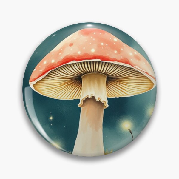 Item preview, Whimsical Watercolor Mushroom Fantasy Forest Wall Art designed and sold by Vida e Arte.