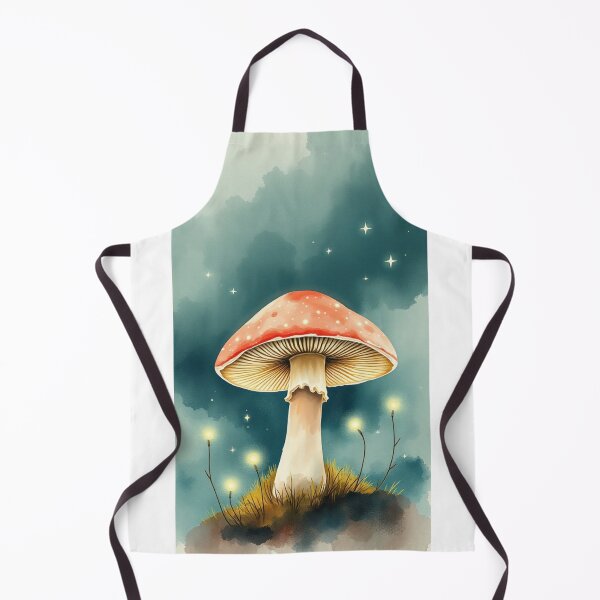 Item preview, Whimsical Watercolor Mushroom Fantasy Forest Wall Art designed and sold by Vida e Arte.