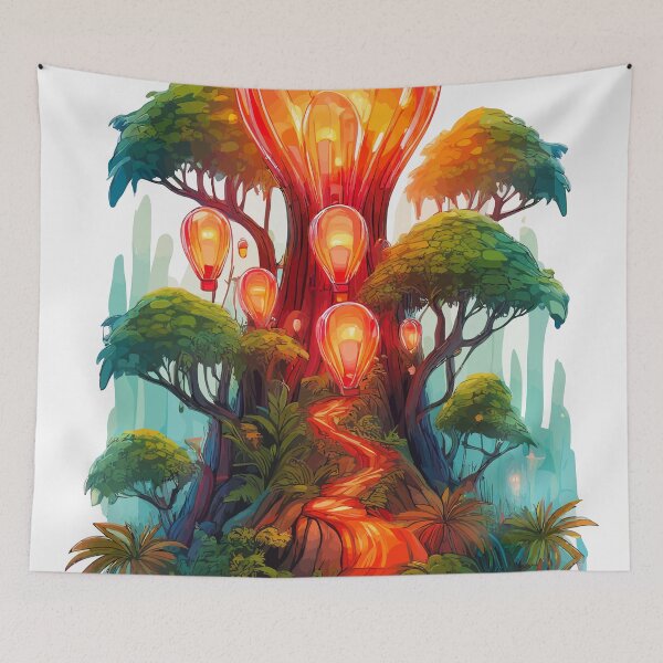 Item preview, Glowing Wilderness Flow designed and sold by bb-15artstudio.