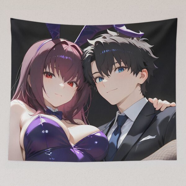 Item preview, Scathach Sukasaha Fate Grand Order Formal Duo Night Charm designed and sold by 108Recordings.
