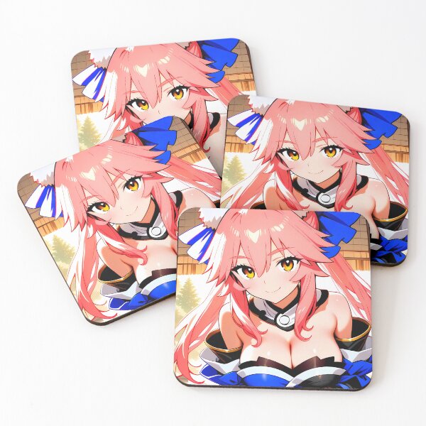 Item preview, Caster Tamamo no Mae Fate Grand Order Bright Shrine Smile designed and sold by 108Recordings.