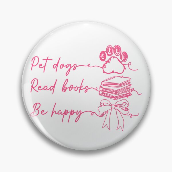 Item preview, Pet Dogs Read Books Be Happy designed and sold by Home-Crea-Abode.