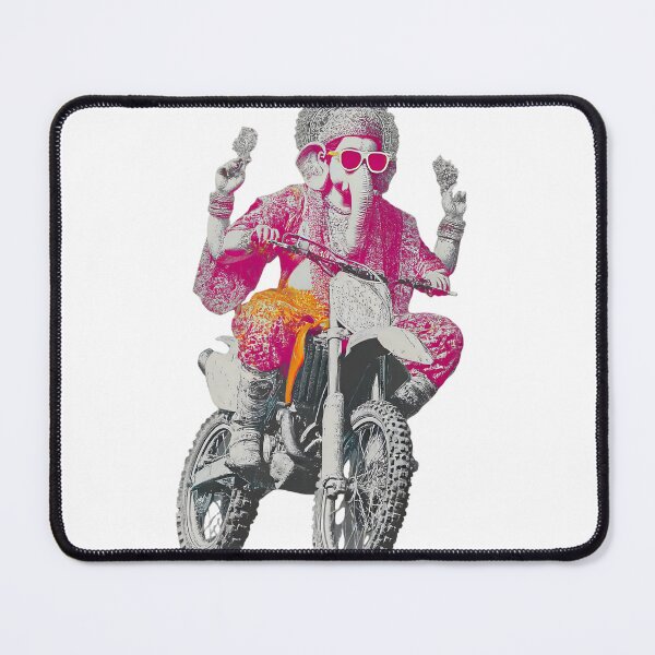 Item preview, Ganesha Motocross Dirt Bike Neon Pop Art designed and sold by PANNARUK THAILAND.