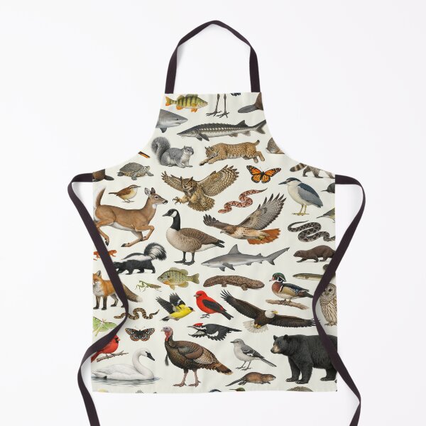 Item preview, Animals of Maryland Retro Style Identification Chart designed and sold by kakarikihill.