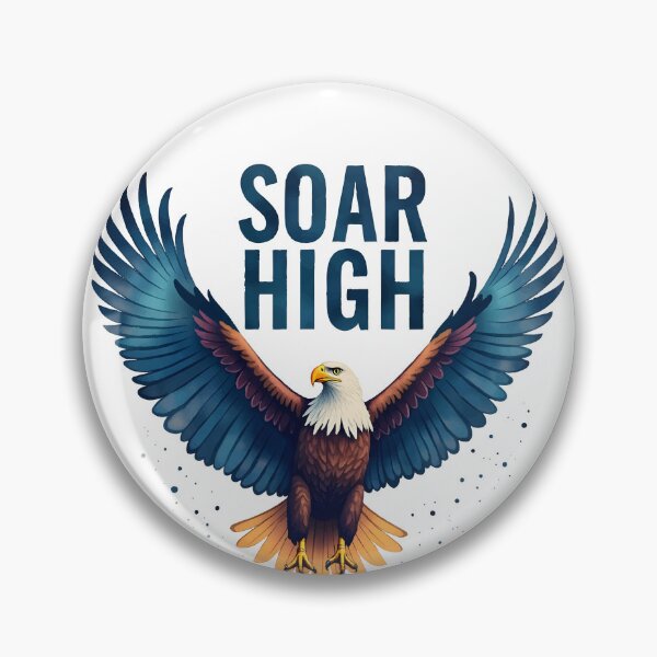 Item preview, Soar High Majestic Bald Eagle Watercolor Art designed and sold by Dreambytes.