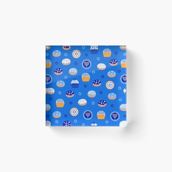 Item preview, Hanukkah Sweet Treats Pattern designed and sold by DEC02.
