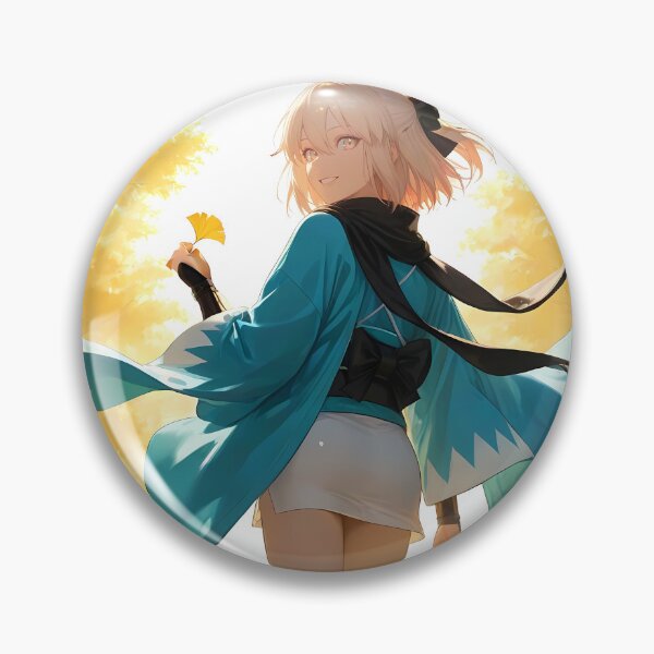 Item preview, Sakura Saber Okita Souji Fate Grand Order Golden Autumn Walk designed and sold by 108Recordings.