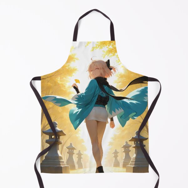 Item preview, Sakura Saber Okita Souji Fate Grand Order Golden Autumn Walk designed and sold by 108Recordings.
