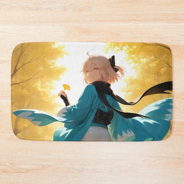 Item preview, Sakura Saber Okita Souji Fate Grand Order Golden Autumn Walk designed and sold by 108Recordings.