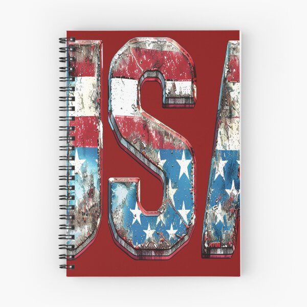 Item preview, Patriotic USA Letters Distressed Metal American Flag Art designed and sold by NotasCreativa.