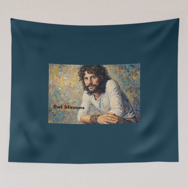 Item preview, Cat Stevens Portrait Painting designed and sold by Halifaxartguy.
