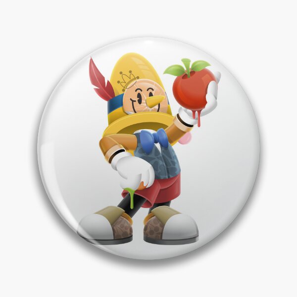 Item preview, Cartoon Puppet Character Holding Big Red Apple designed and sold by Lexkon Liu's art.