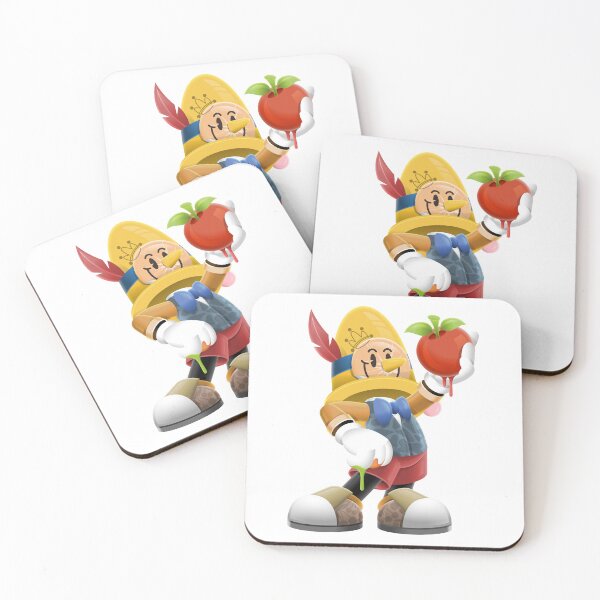Item preview, Cartoon Puppet Character Holding Big Red Apple designed and sold by Lexkon Liu's art.