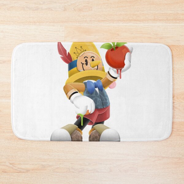 Item preview, Cartoon Puppet Character Holding Big Red Apple designed and sold by Lexkon Liu's art.
