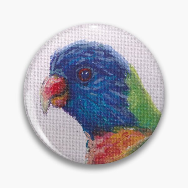 Item preview, Rainbow Lorikeet painting  designed and sold by BrintyInk.