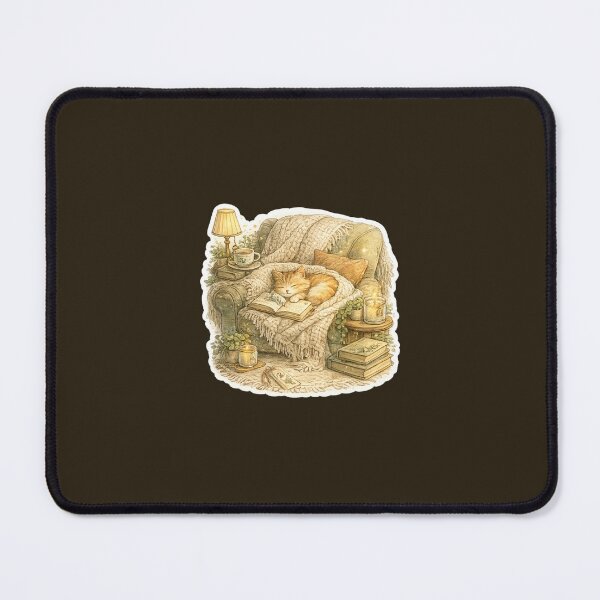 Item preview, Cozy Reading Cat designed and sold by AlecMyst.